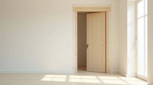 Insulation efficace avec une bande isolante pour porte
